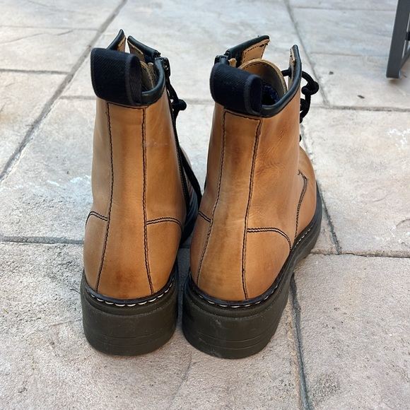 Roolee Elvis Platform Boots Brown - Picture 4 of 5